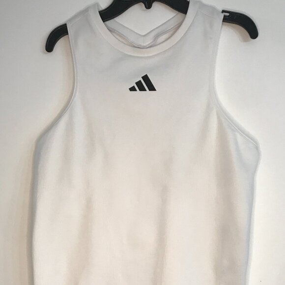 Adidas Women's Lawn Y-Tank Pro in White size M NWT - Picture 3 of 5